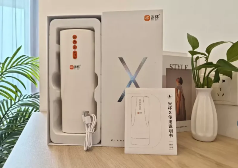 米杯X电动飞机杯名器测评-真正地解放双手 飞机杯中的新势力 锁定40℃温情-织奇猫