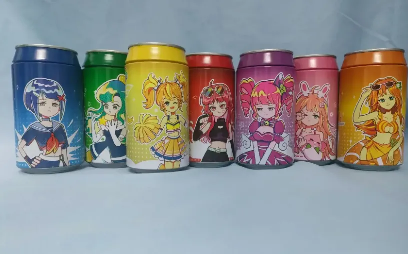 图片[1]-七个罐娘风格不同，各有千秋！也做一回韦爵爷-杯多多七彩罐娘飞机杯测评-织奇猫